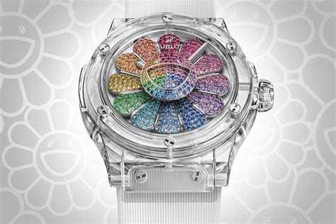 translucent hublot transparent watch|takashi murakami watch hublot.